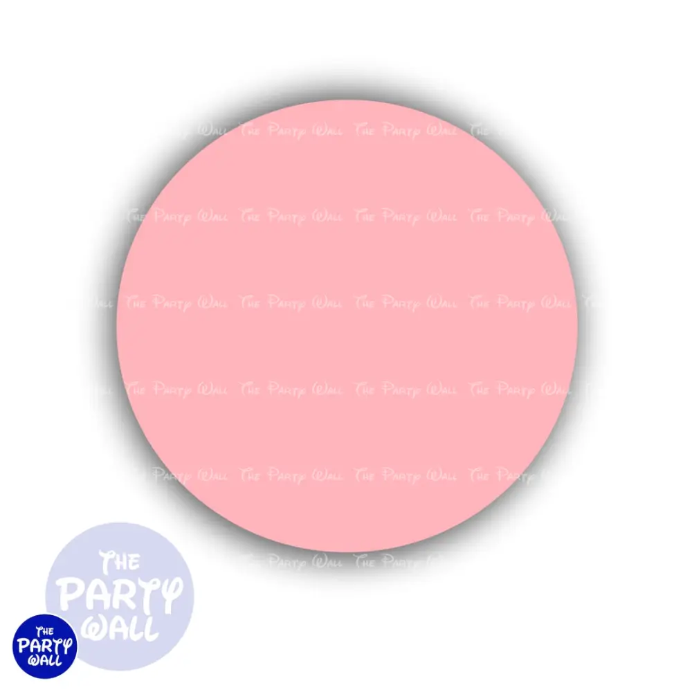 Colores Pasteles - Funda para mampara circular The Party Wall