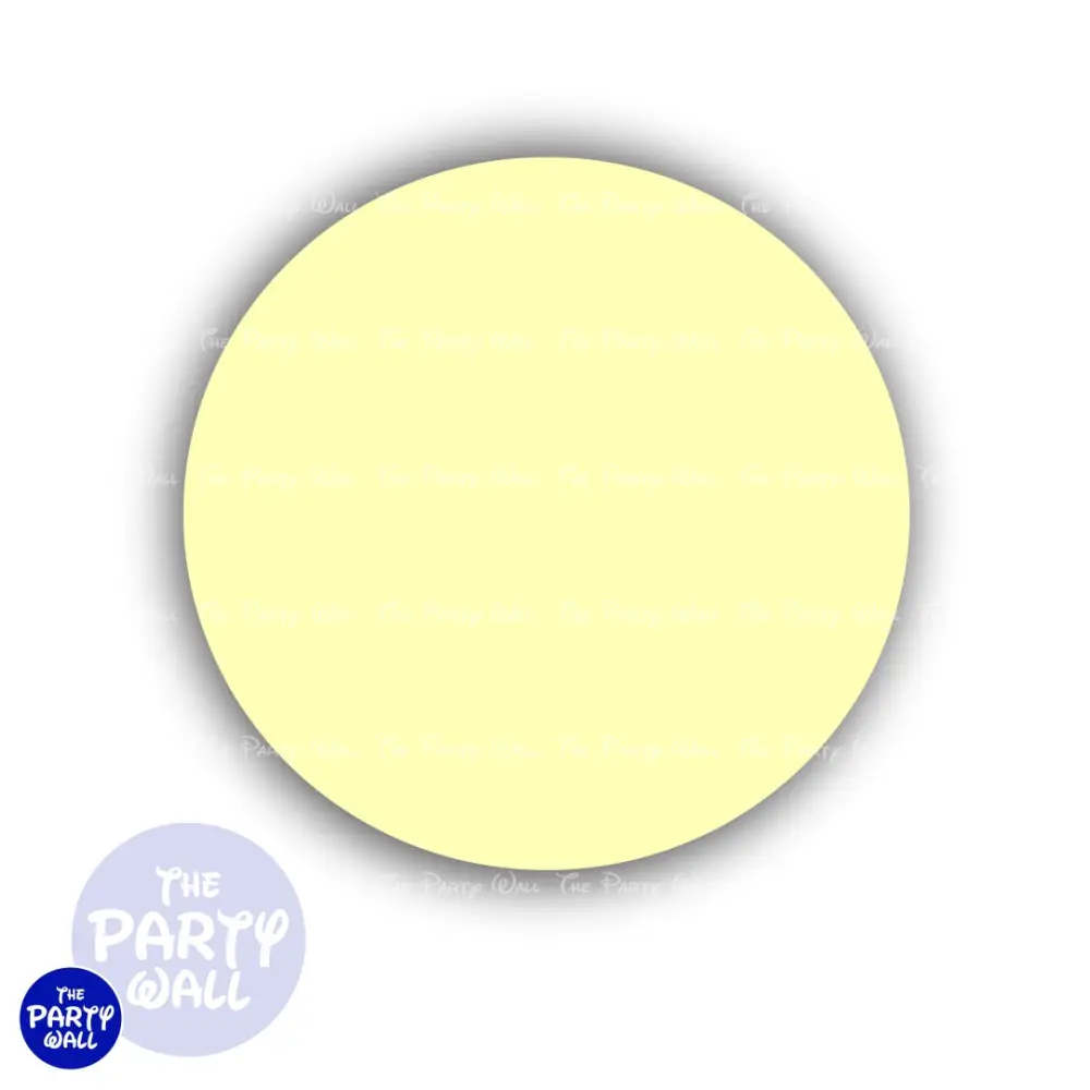 Colores Pasteles - Funda para mampara circular The Party Wall