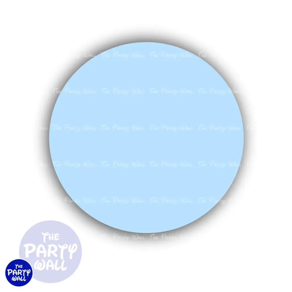 Colores Pasteles - Funda para mampara circular The Party Wall