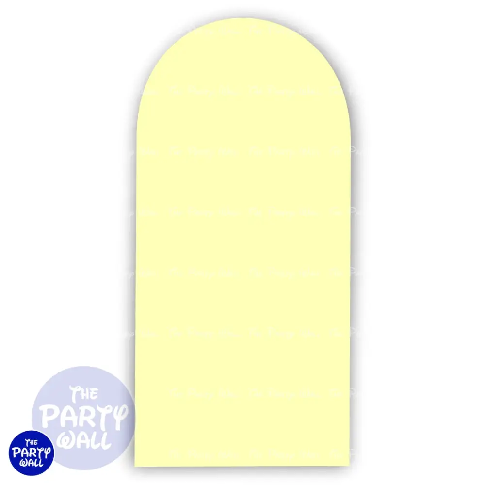 Colores Pasteles - Funda para mampara de punta redonda o rectangular The Party Wall