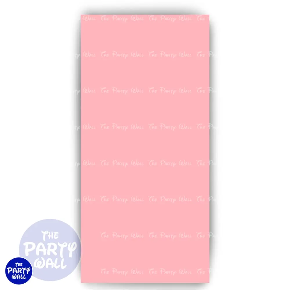 Colores Pasteles - Funda para mampara de punta redonda o rectangular The Party Wall