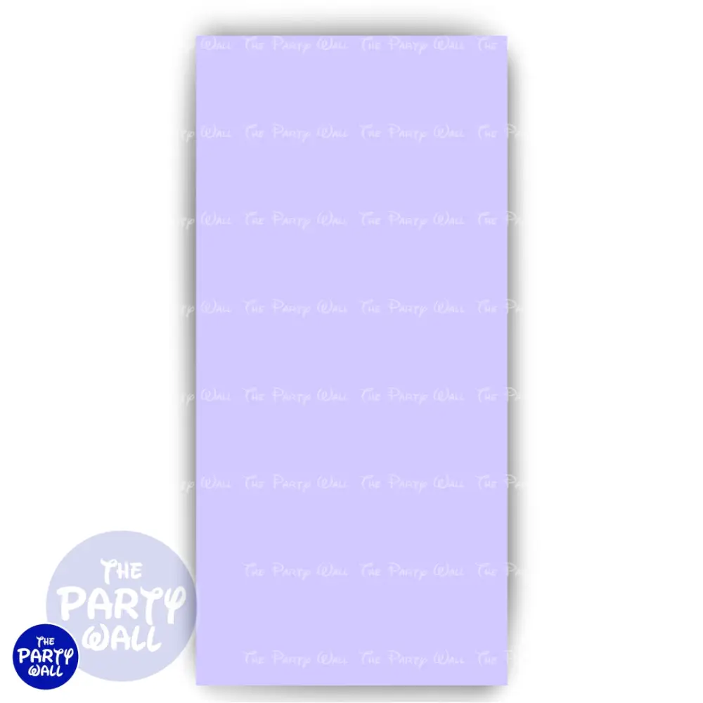 Colores Pasteles - Funda para mampara de punta redonda o rectangular The Party Wall