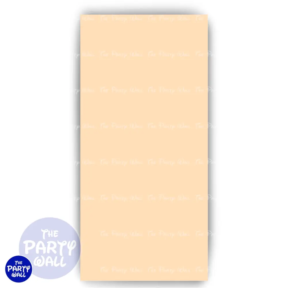 Colores Pasteles - Funda para mampara de punta redonda o rectangular The Party Wall