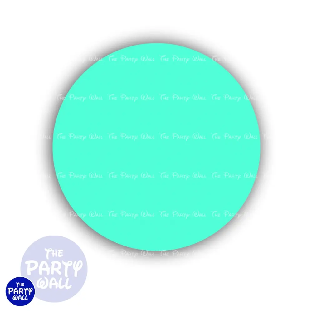 Colores Vibrantes - Funda para mampara circular The Party Wall