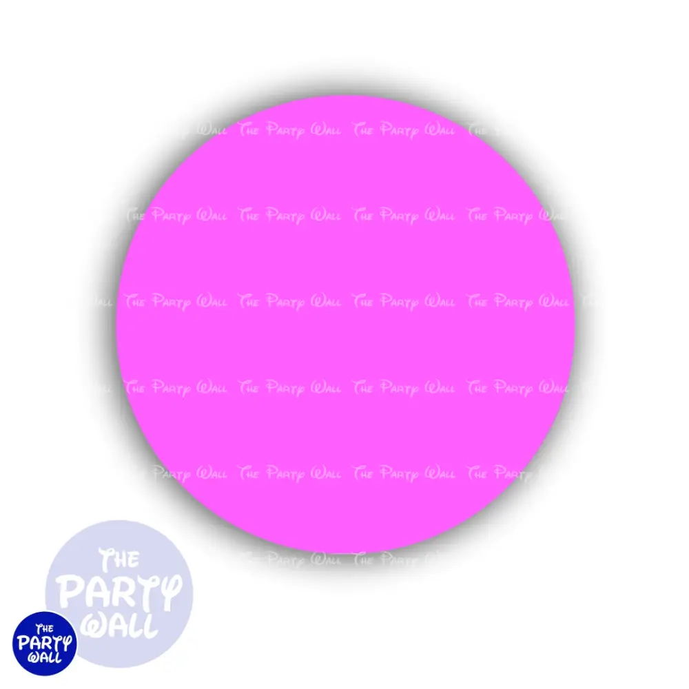 Colores Vibrantes - Funda para mampara circular The Party Wall