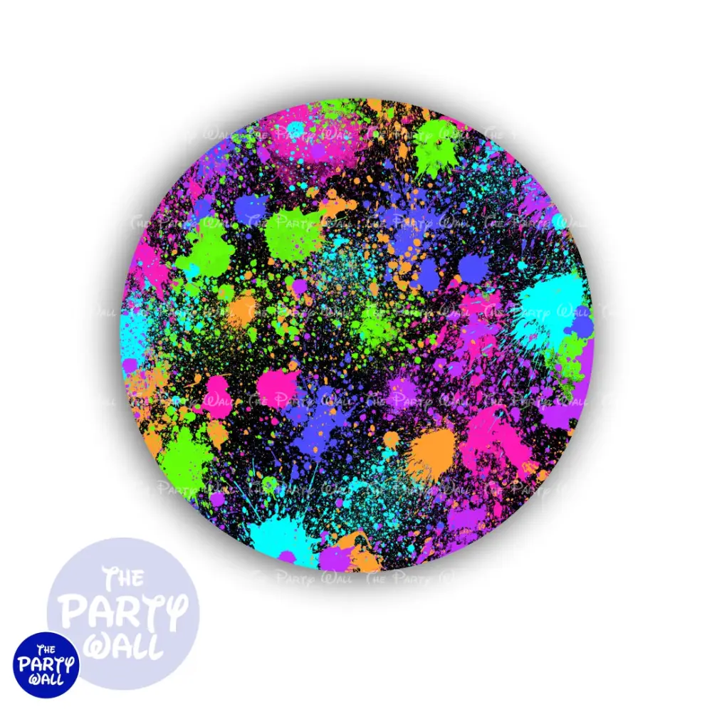 Colores Vibrantes - Funda para mampara circular The Party Wall