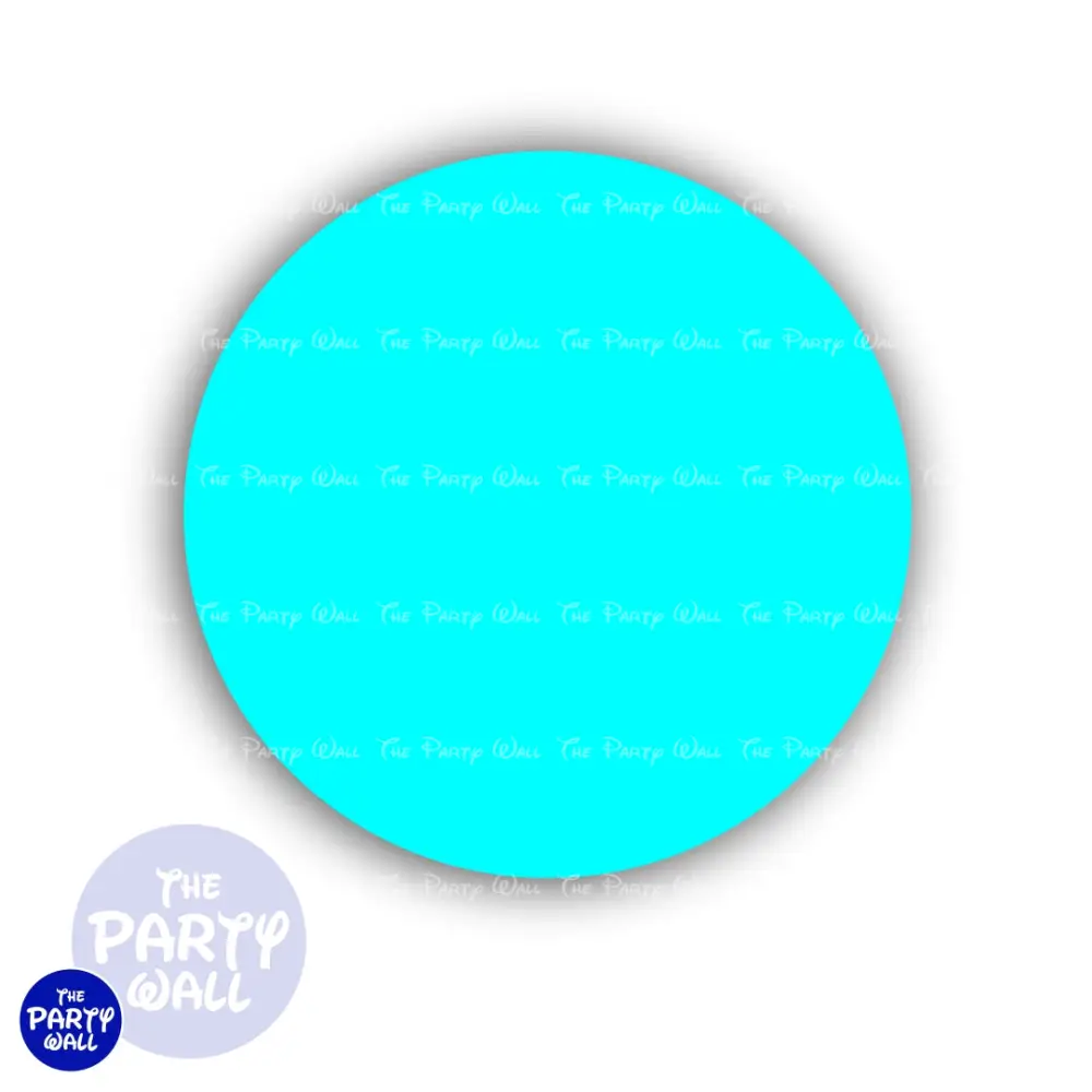 Colores Vibrantes - Funda para mampara circular The Party Wall