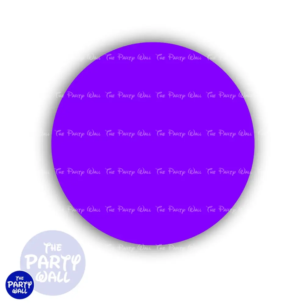 Colores Vibrantes - Funda para mampara circular The Party Wall