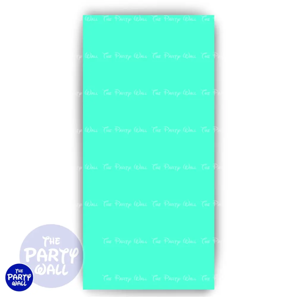 Colores Vibrantes - Funda para mampara de punta redonda o rectangular The Party Wall