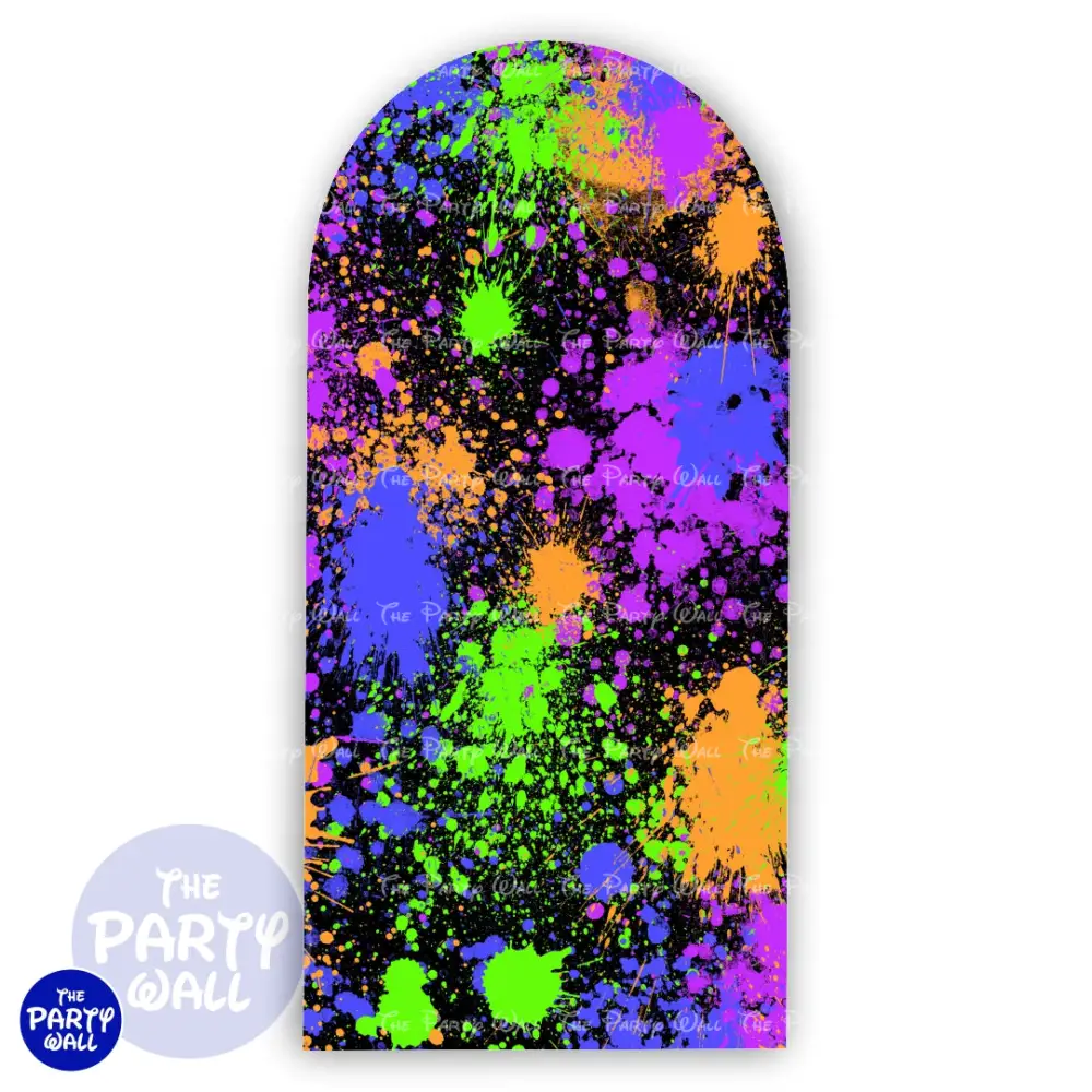 Colores Vibrantes - Funda para mampara de punta redonda o rectangular The Party Wall