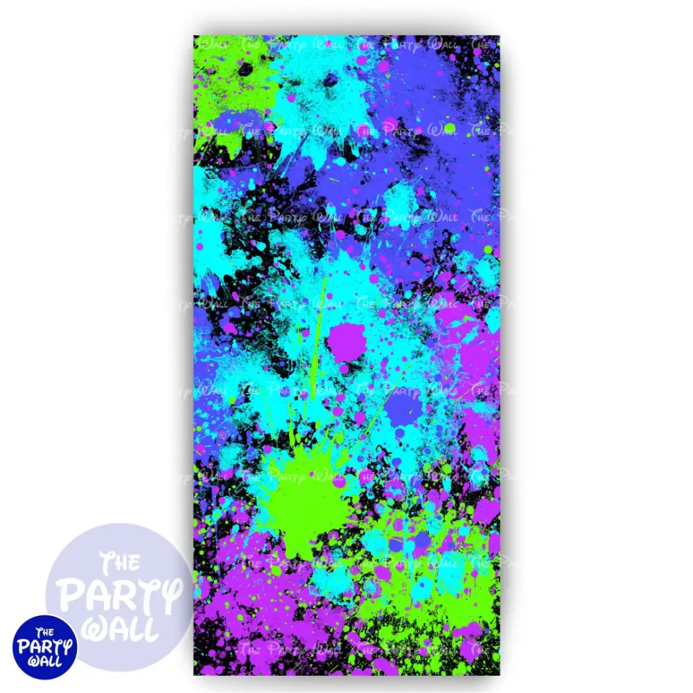 Colores Vibrantes - Funda para mampara de punta redonda o rectangular The Party Wall