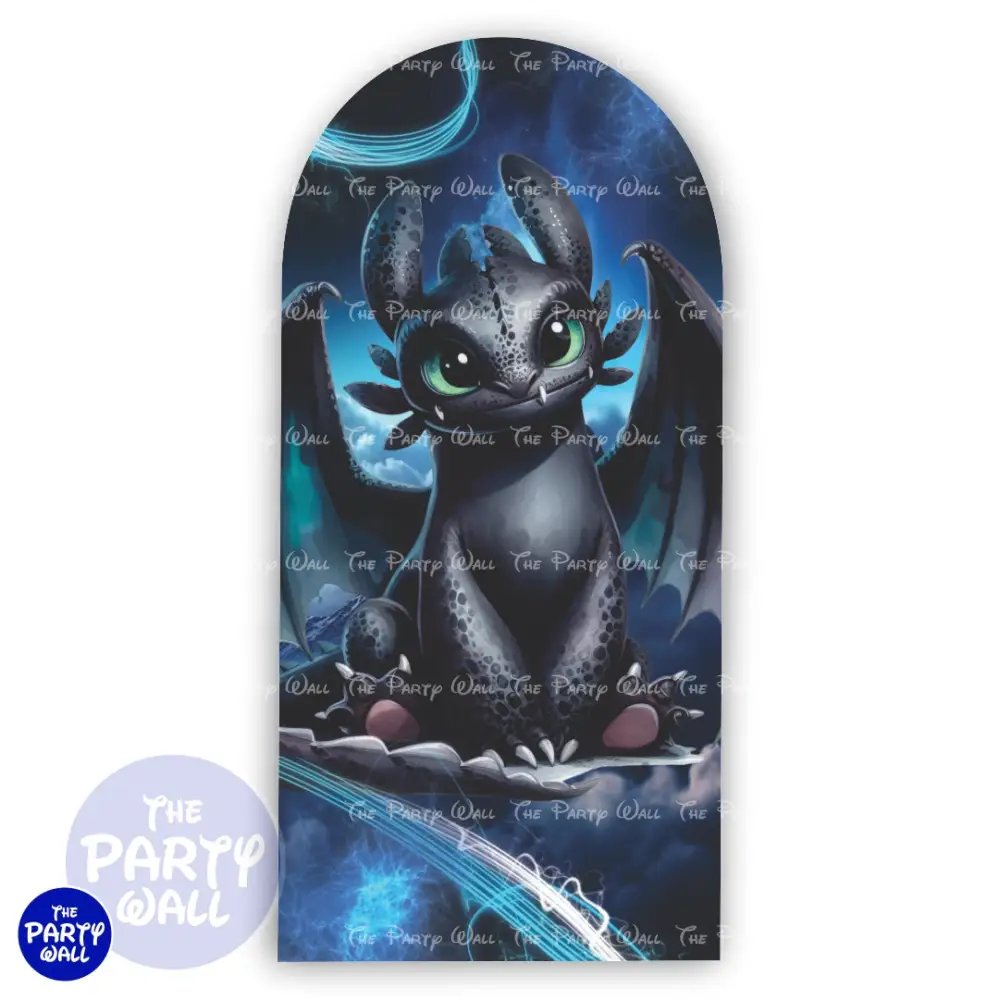 Como entrenar tu dragón - Funda para mampara de punta redonda o rectangular The Party Wall