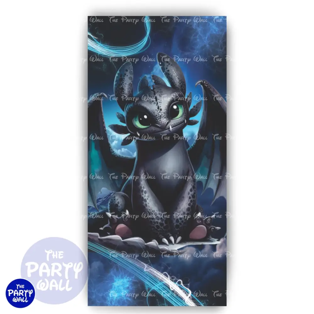 Como entrenar tu dragón - Funda para mampara de punta redonda o rectangular The Party Wall