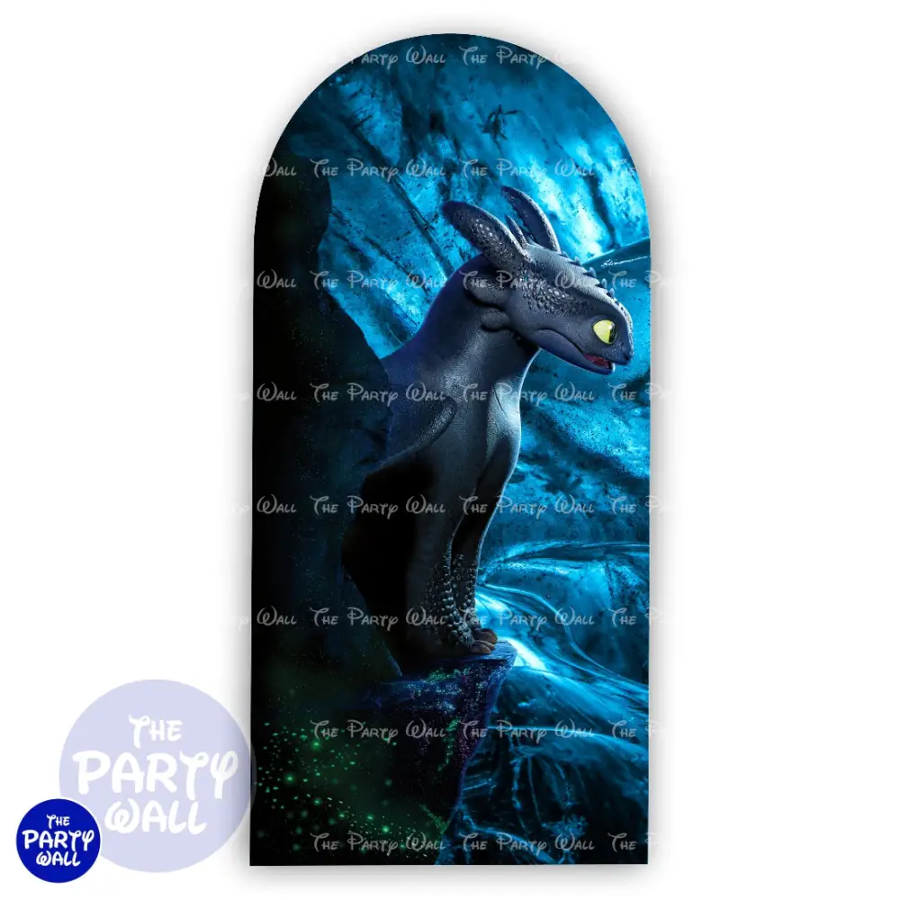 Como entrenar tu dragón - Funda para mampara de punta redonda o rectangular The Party Wall