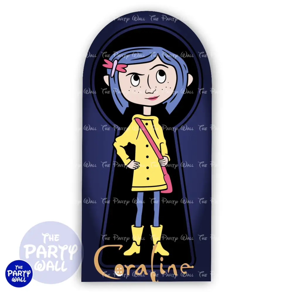 Coraline - Funda para mampara de punta redonda o rectangular The Party Wall