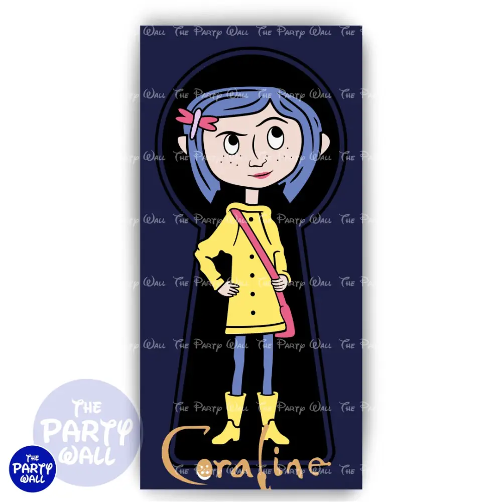 Coraline - Funda para mampara de punta redonda o rectangular The Party Wall