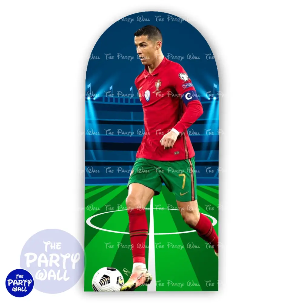 Cristiano Ronaldo - Funda para mampara de punta redonda o rectangular The Party Wall