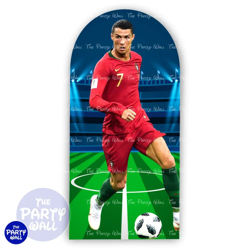 Cristiano Ronaldo - Funda para mampara de punta redonda o rectangular The Party Wall