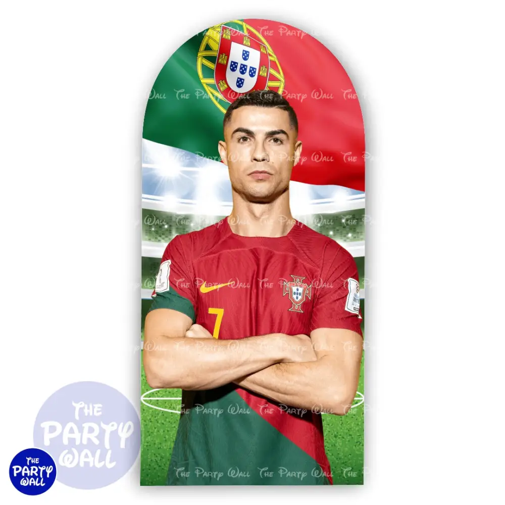 Cristiano Ronaldo - Funda para mampara de punta redonda o rectangular The Party Wall