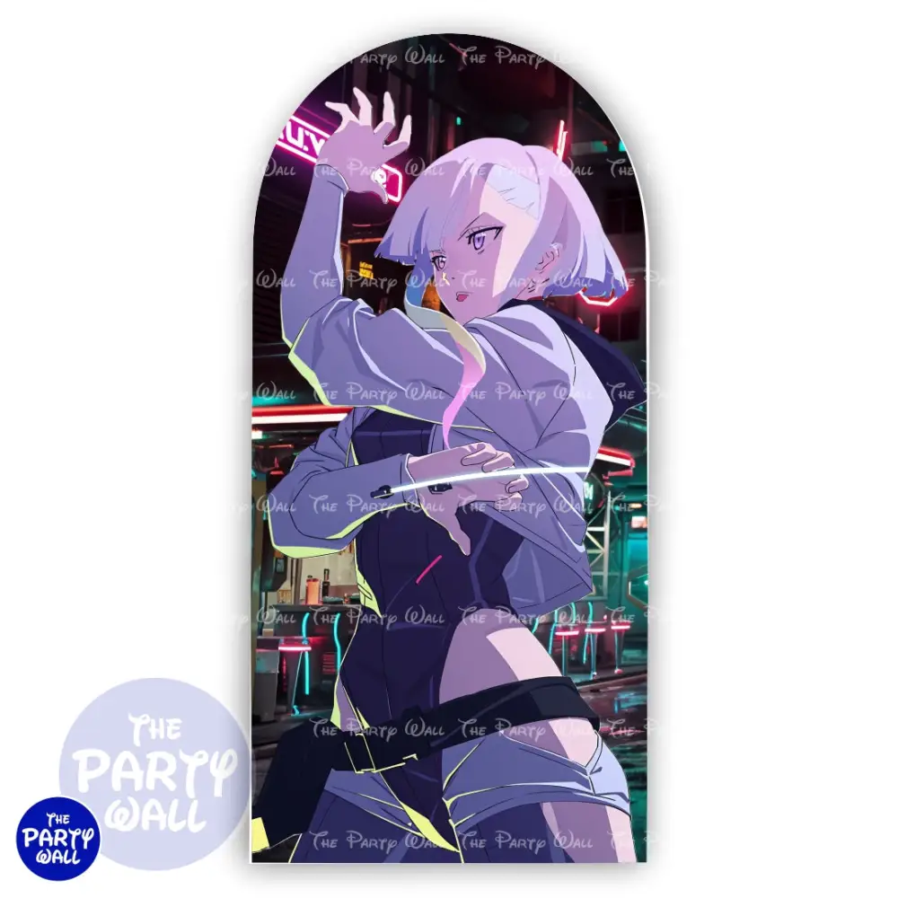 Cyberpunk - Funda para mampara de punta redonda o rectangular The Party Wall