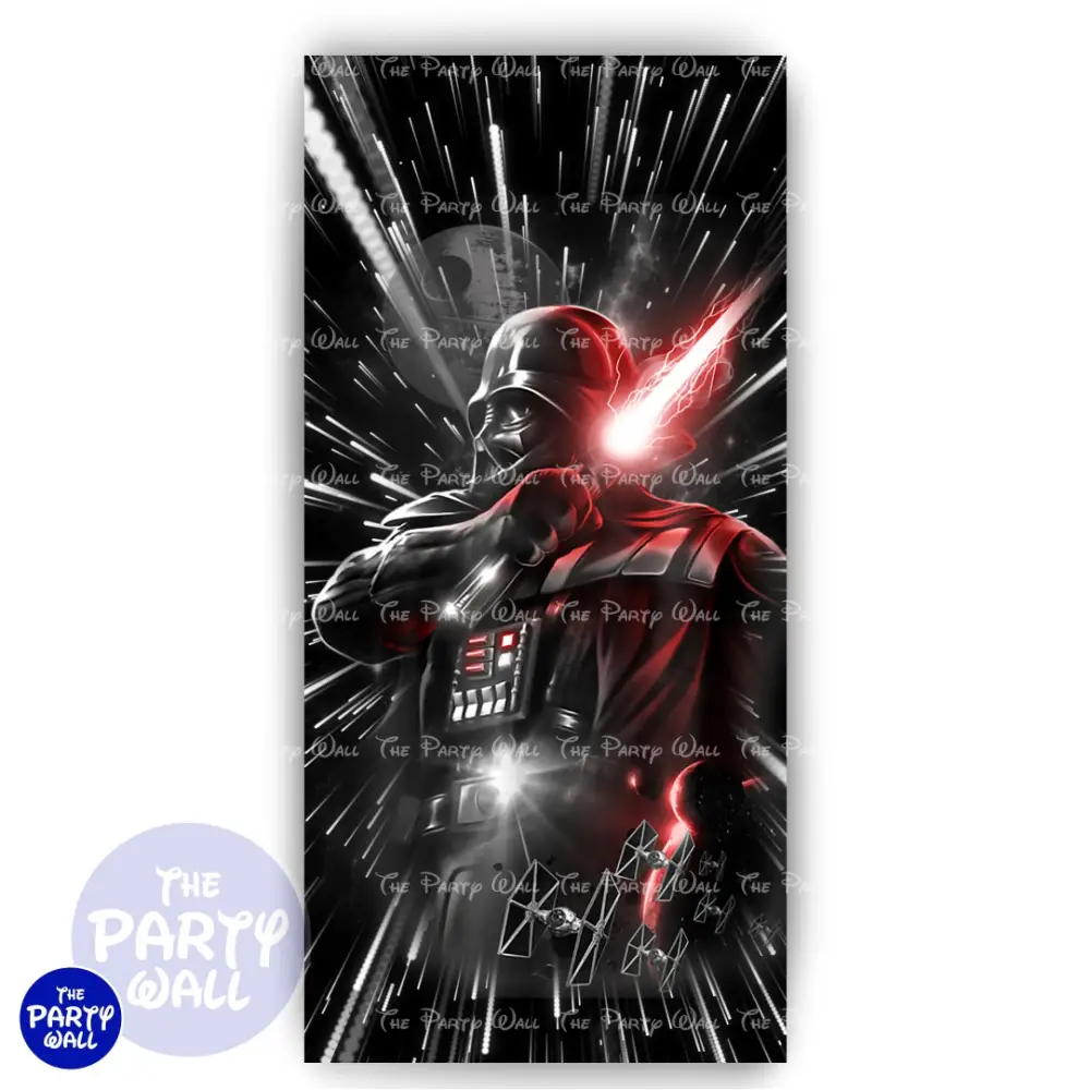 Darth Vader - Funda para mampara de punta redonda o rectangular The Party Wall