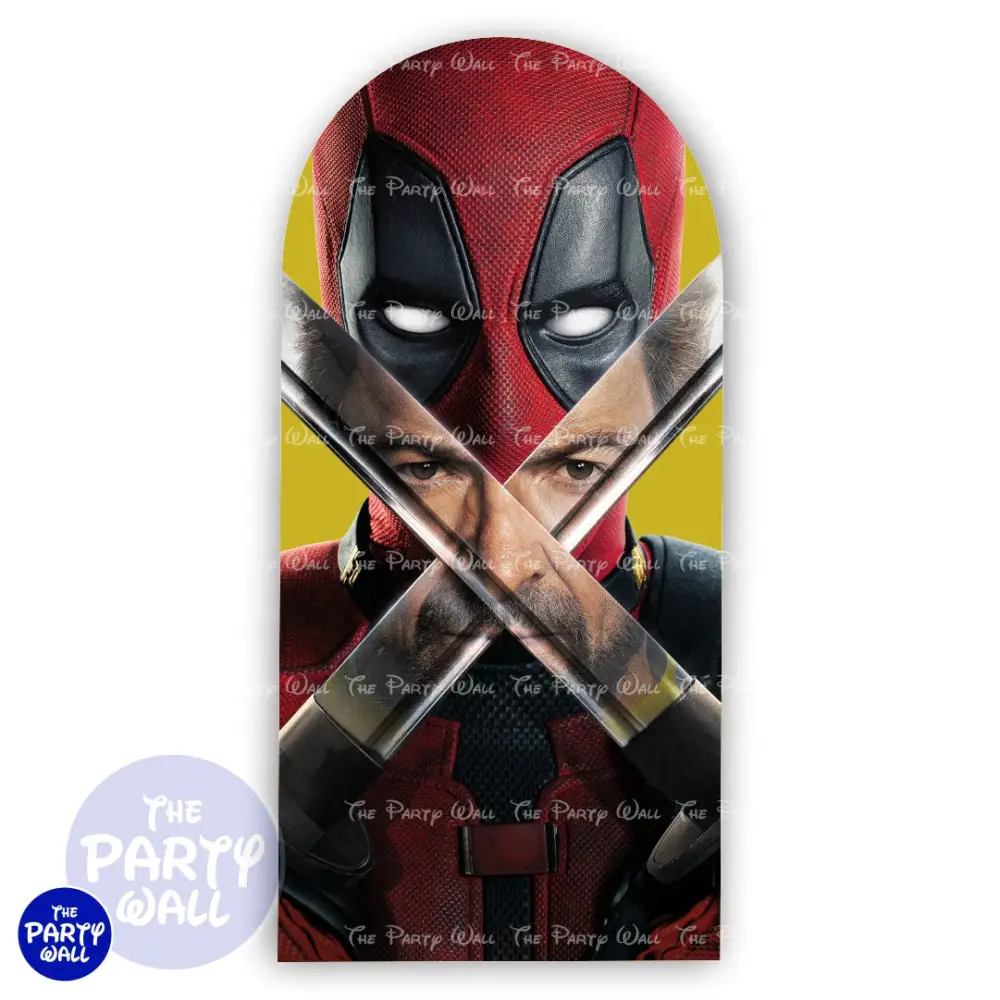 Deadpool y Wolverine - Funda para mampara de punta redonda o rectangular The Party Wall