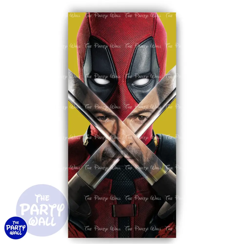 Deadpool y Wolverine - Funda para mampara de punta redonda o rectangular The Party Wall