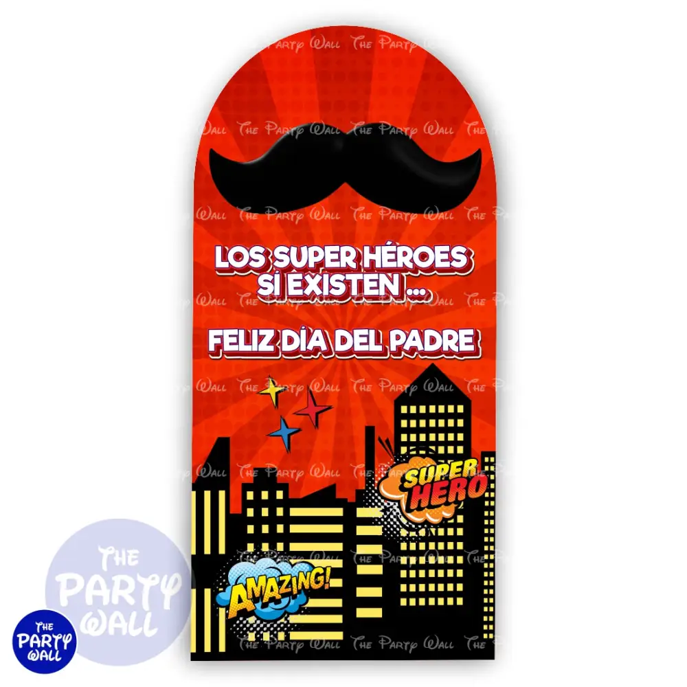 Dí del Padre - Funda para mampara de punta redonda o rectangular The Party Wall