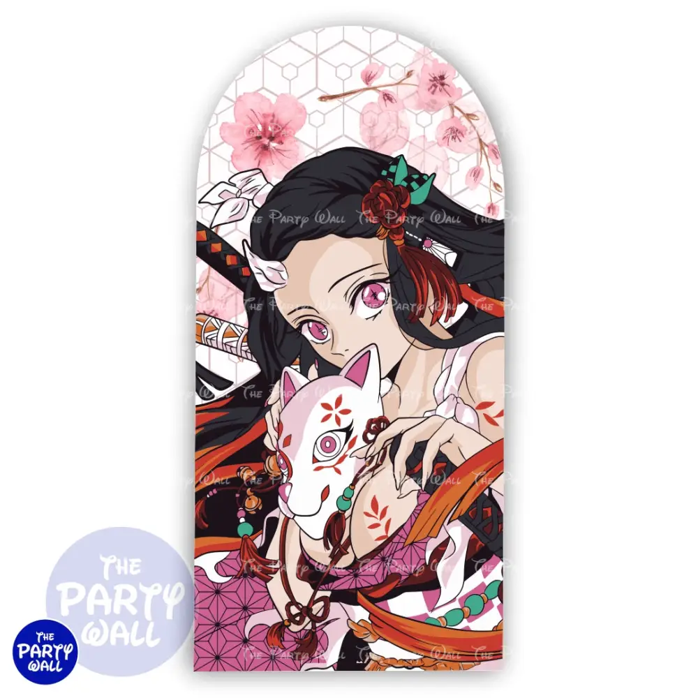 Demon Slayer - Funda para mampara de punta redonda o rectangular The Party Wall