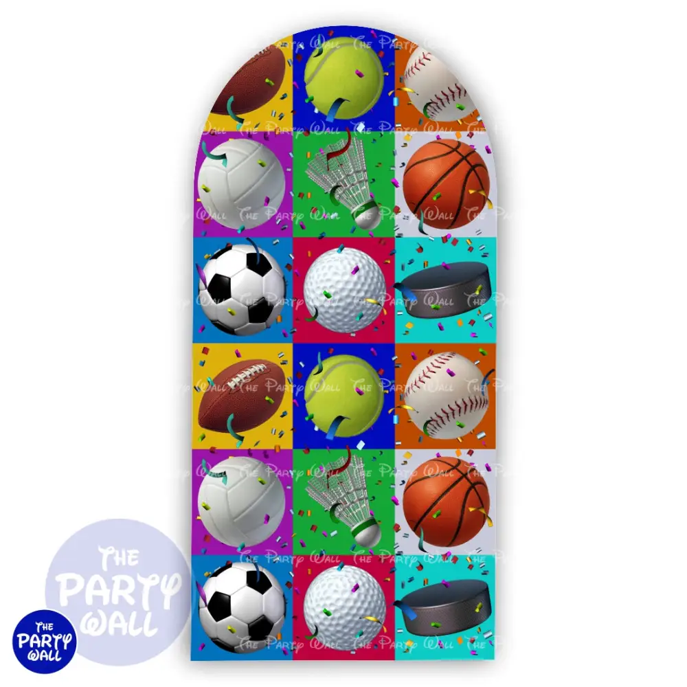 Deportes - Funda para mampara de punta redonda o rectangular The Party Wall