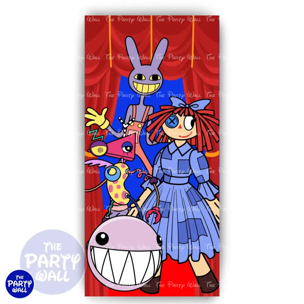 Digital Circus - Funda para mampara de punta redonda o rectangular The Party Wall