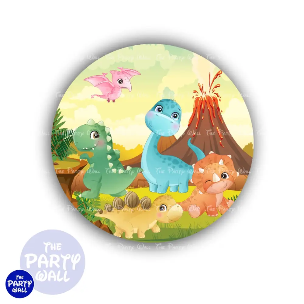 Dinosaurios Cute - Funda para mamá circular The Party Wall