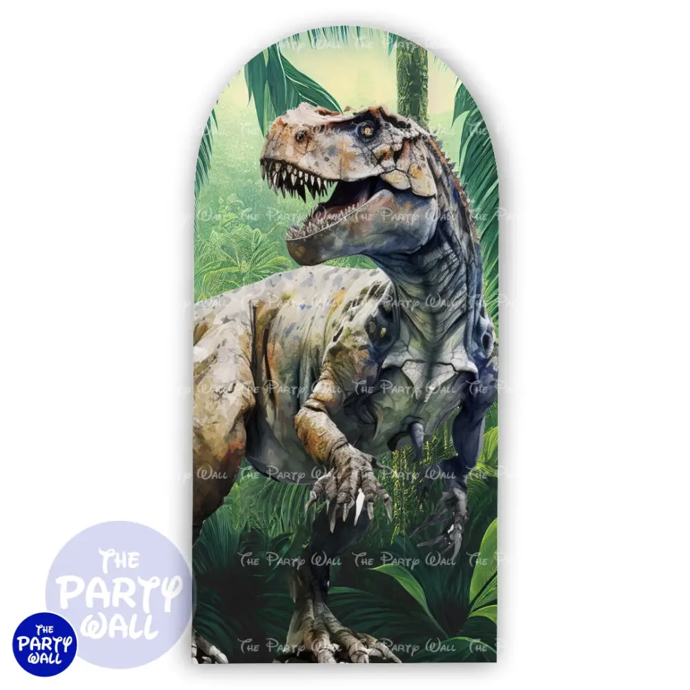 Dinosaurios - Funda para mampara de punta redonda o rectangular The Party Wall