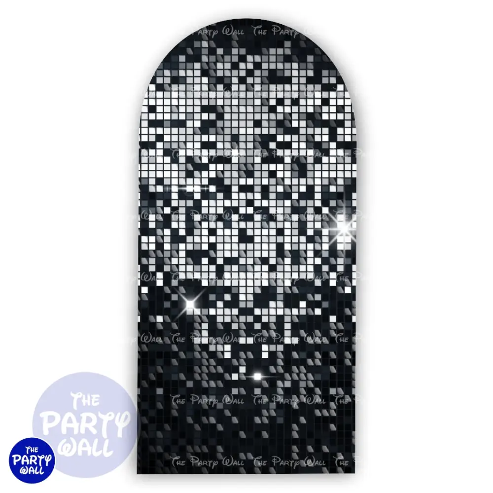 Disco - Funda para mampara de punta redonda o rectangular The Party Wall
