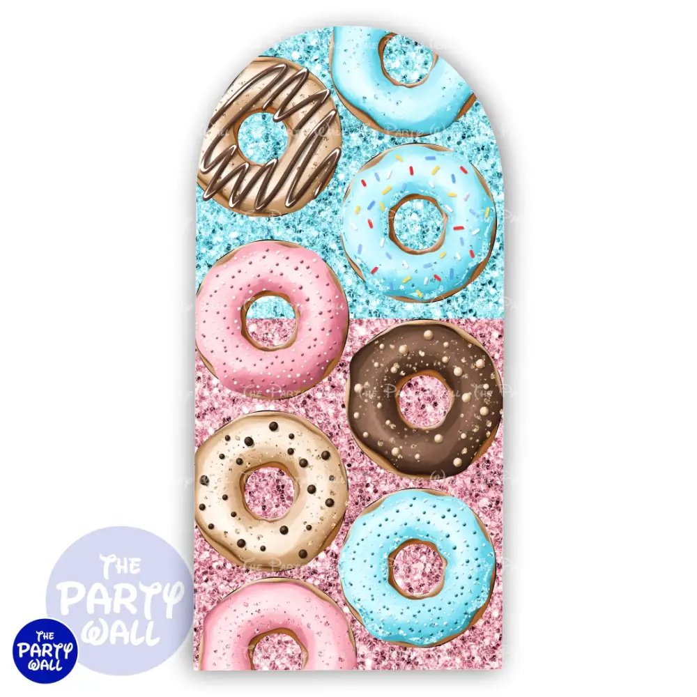 Donas - Funda para mampara de punta redonda o rectangular The Party Wall