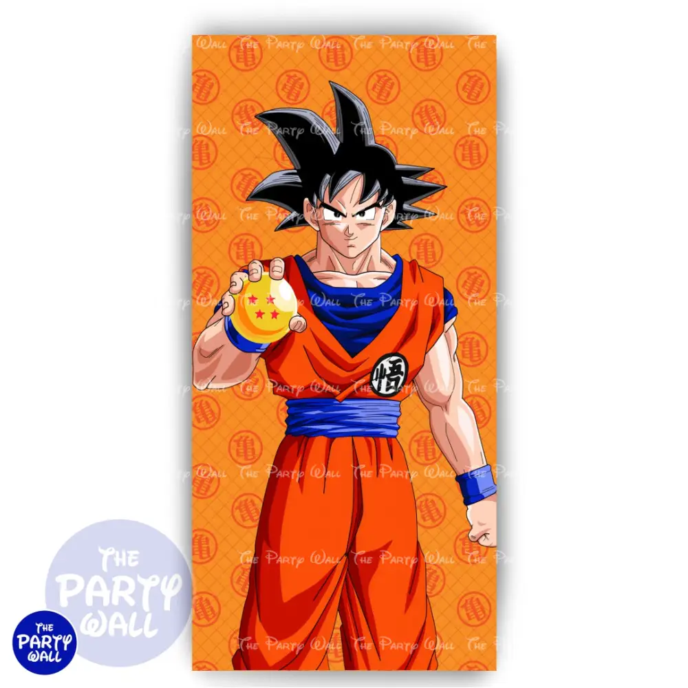 Dragon Ball - Funda para mampara de punta redonda o rectangular The Party Wall