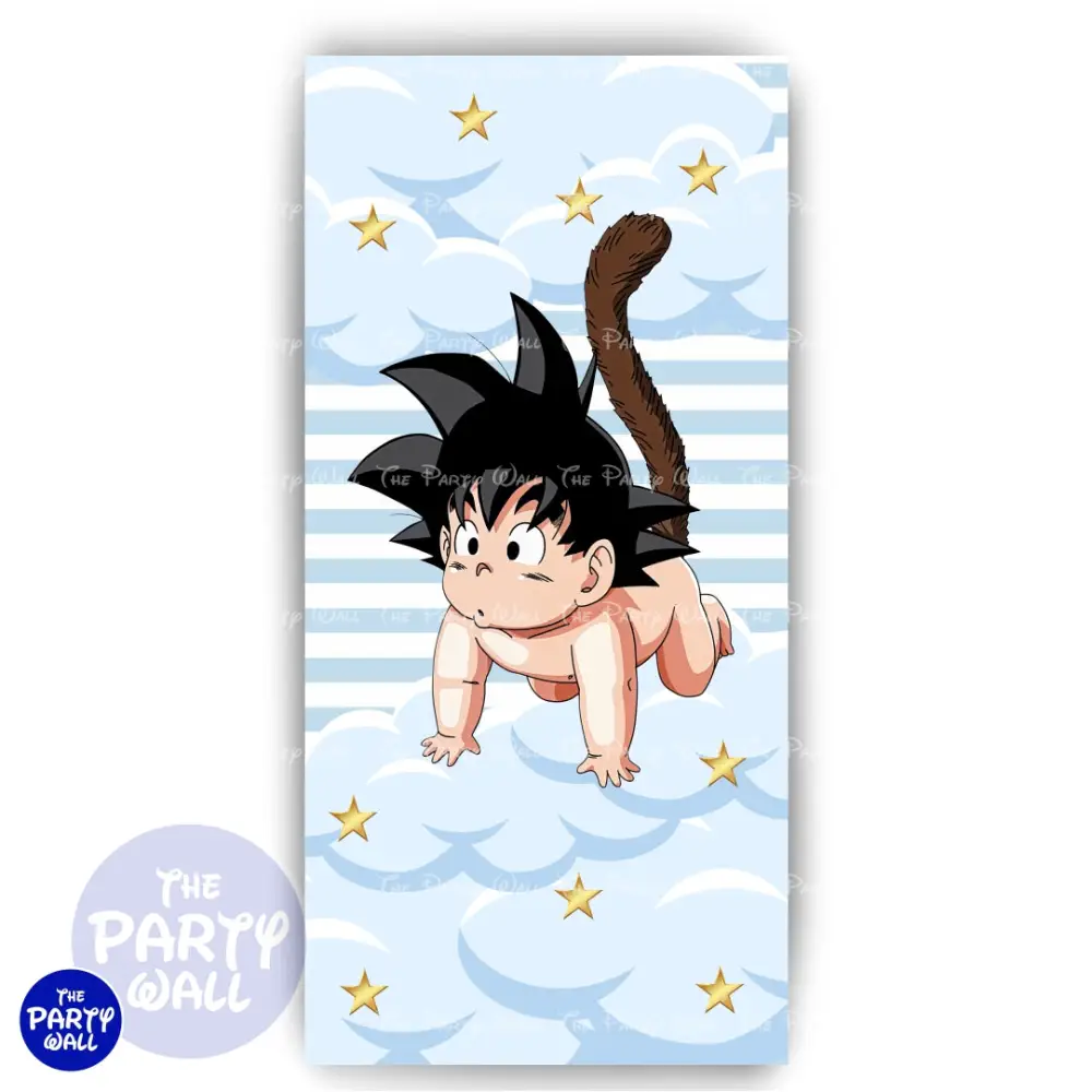 Dragon Ball - Funda para mampara de punta redonda o rectangular The Party Wall