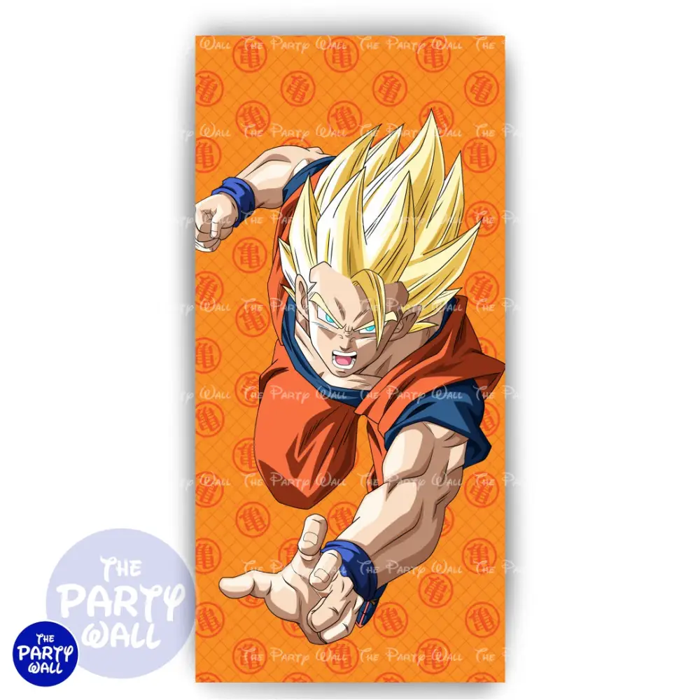 Dragon Ball - Funda para mampara de punta redonda o rectangular The Party Wall