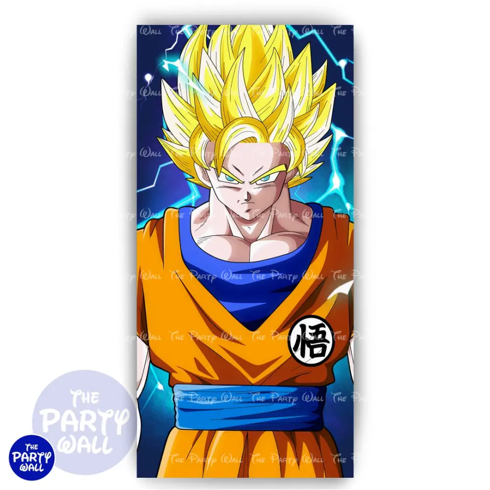 Dragon Ball - Funda para mampara de punta redonda o rectangular The Party Wall