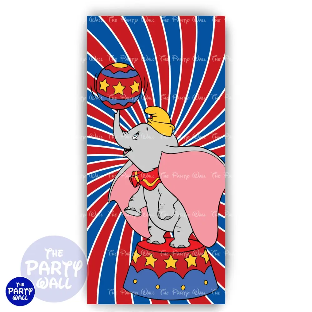 Dumbo - Funda para mampara de punta redonda o rectangular The Party Wall