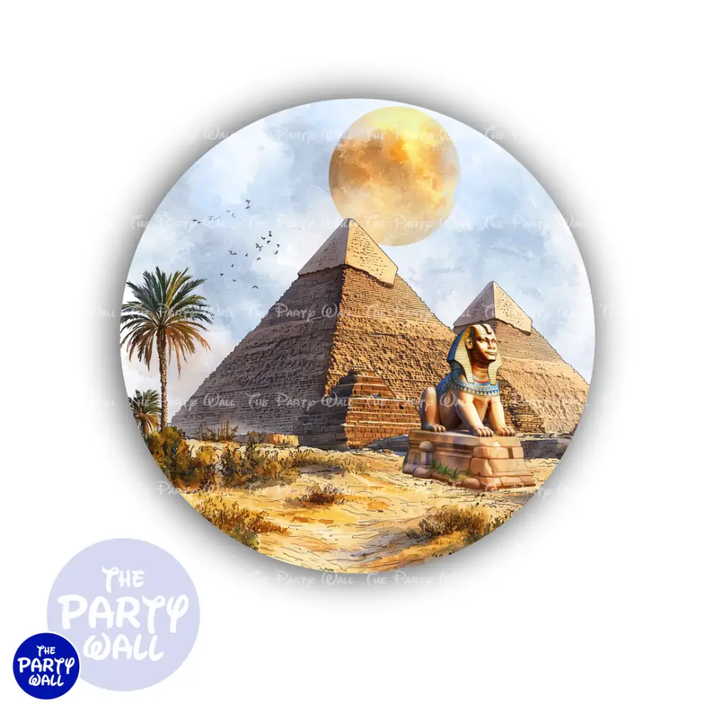 Egipto - Funda para mampara circular The Party Wall