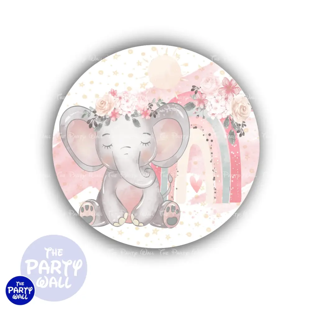 Elefantes Bebé Cute - Funda para mamá circular The Party Wall