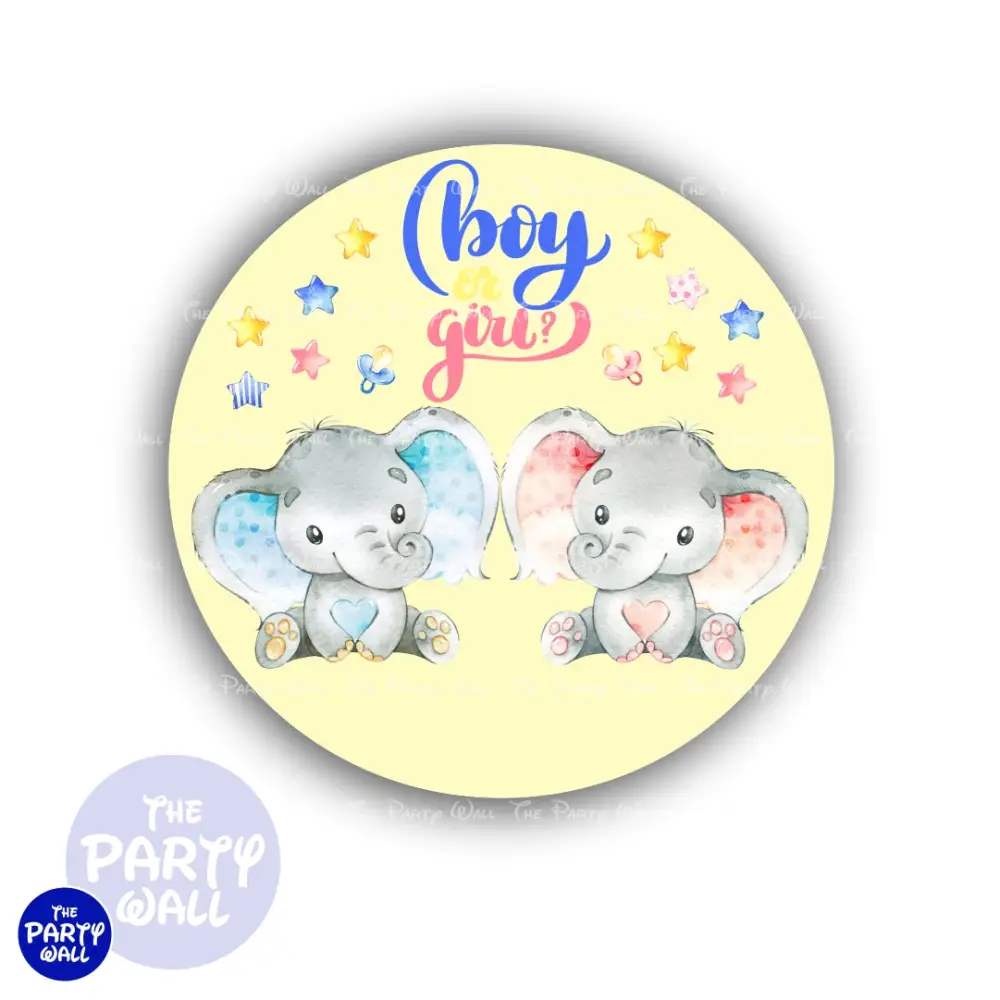 Elefantes Bebé Cute - Funda para mamá circular The Party Wall