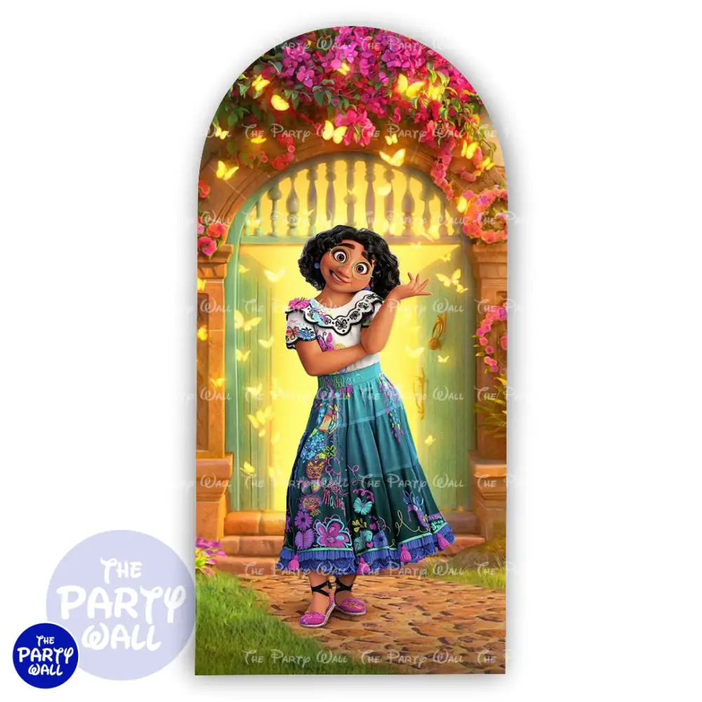 Encanto - Funda para mampara de punta redonda o rectangular The Party Wall