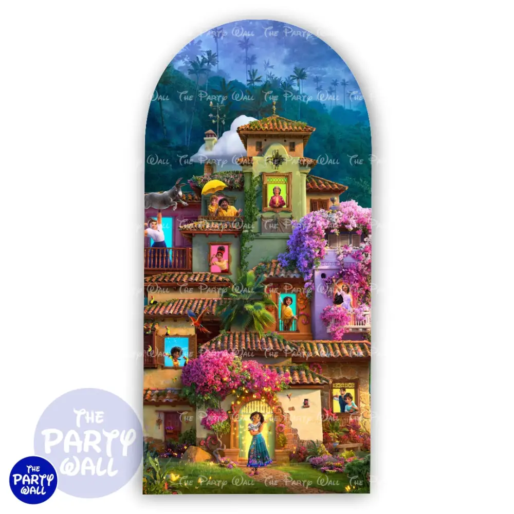 Encanto - Funda para mampara de punta redonda o rectangular The Party Wall