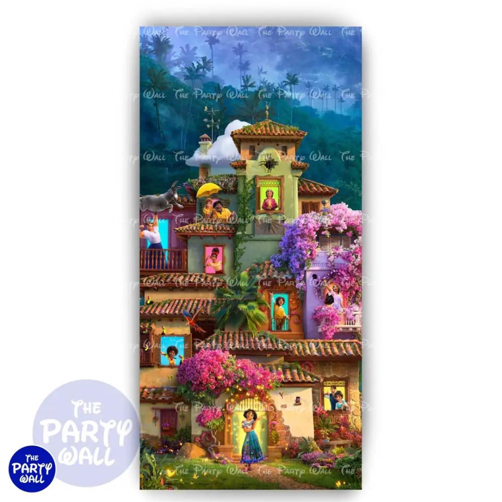 Encanto - Funda para mampara de punta redonda o rectangular The Party Wall