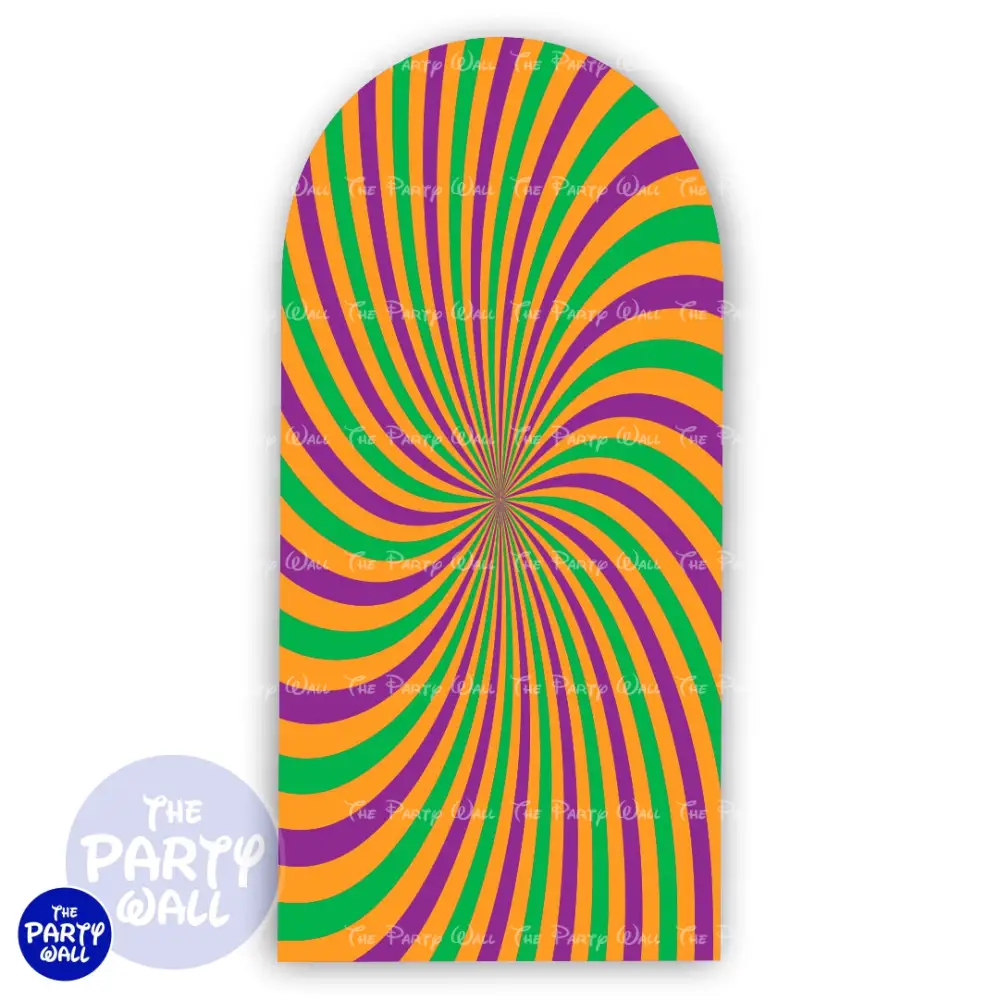 Espiral - Funda para mampara de punta redonda o rectangular The Party Wall