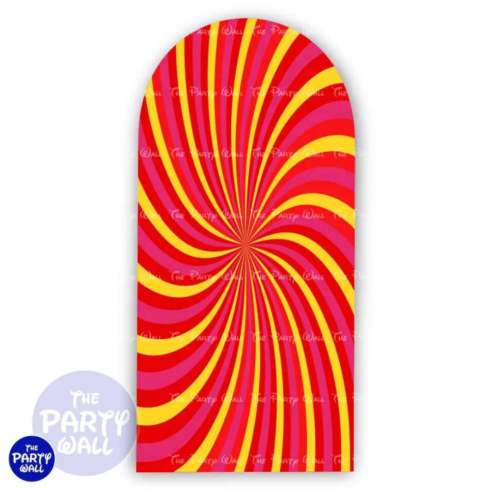 Espiral - Funda para mampara de punta redonda o rectangular The Party Wall