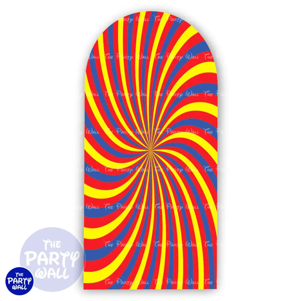 Espiral - Funda para mampara de punta redonda o rectangular The Party Wall