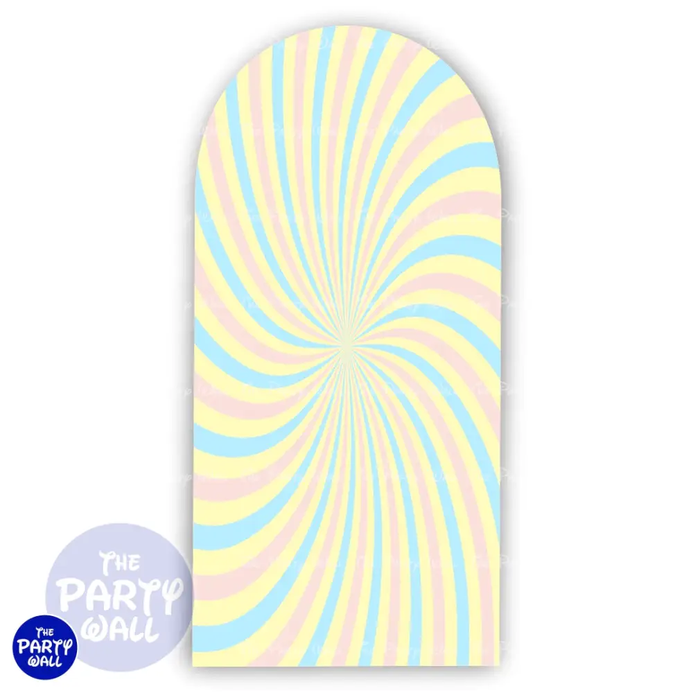 Espiral - Funda para mampara de punta redonda o rectangular The Party Wall
